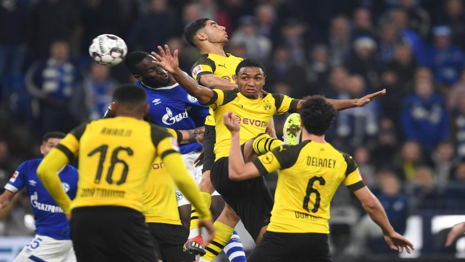 Schalke and Borussia Dortmund clash in the Revierderby